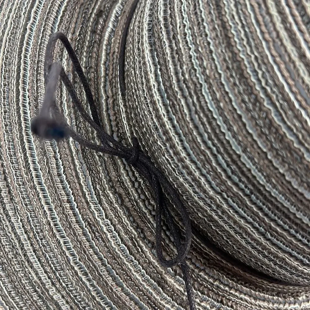 Women’s neutral floppy woven sun hat - Picture 2 of 7